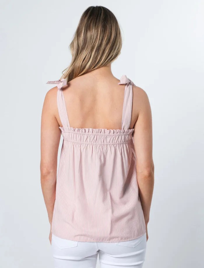 Stella   Gemma Phoebe Top | Blushing Stripe
