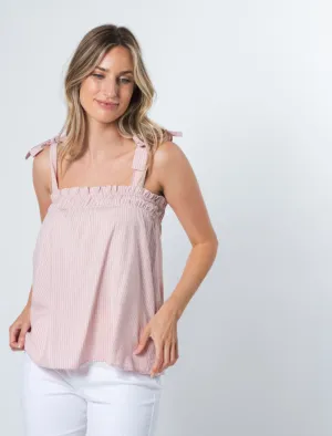 Stella   Gemma Phoebe Top | Blushing Stripe