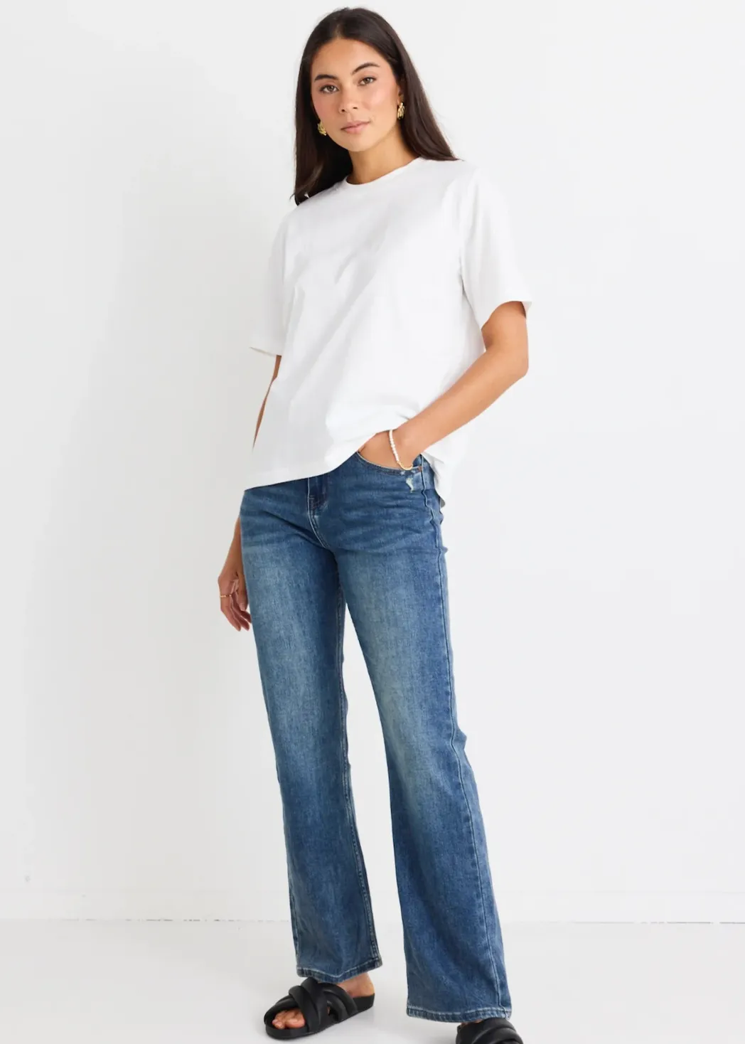 STORIES BE TOLD Street Crew Neck Short Sleeve Boxy Tee - Ivory