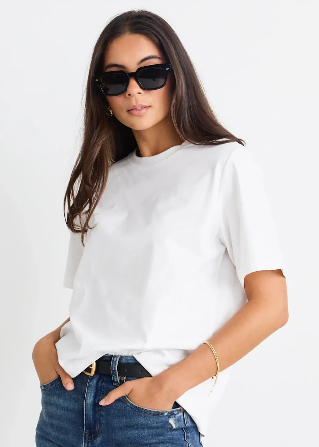 STORIES BE TOLD Street Crew Neck Short Sleeve Boxy Tee - Ivory
