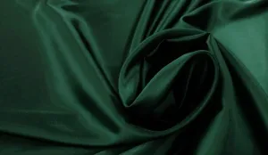 Stretch Satin Bottle Green