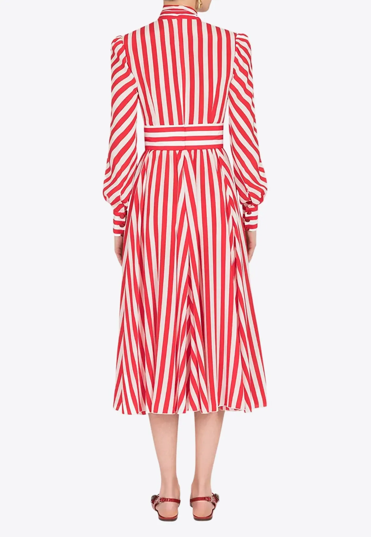 Striped Midi Dress
