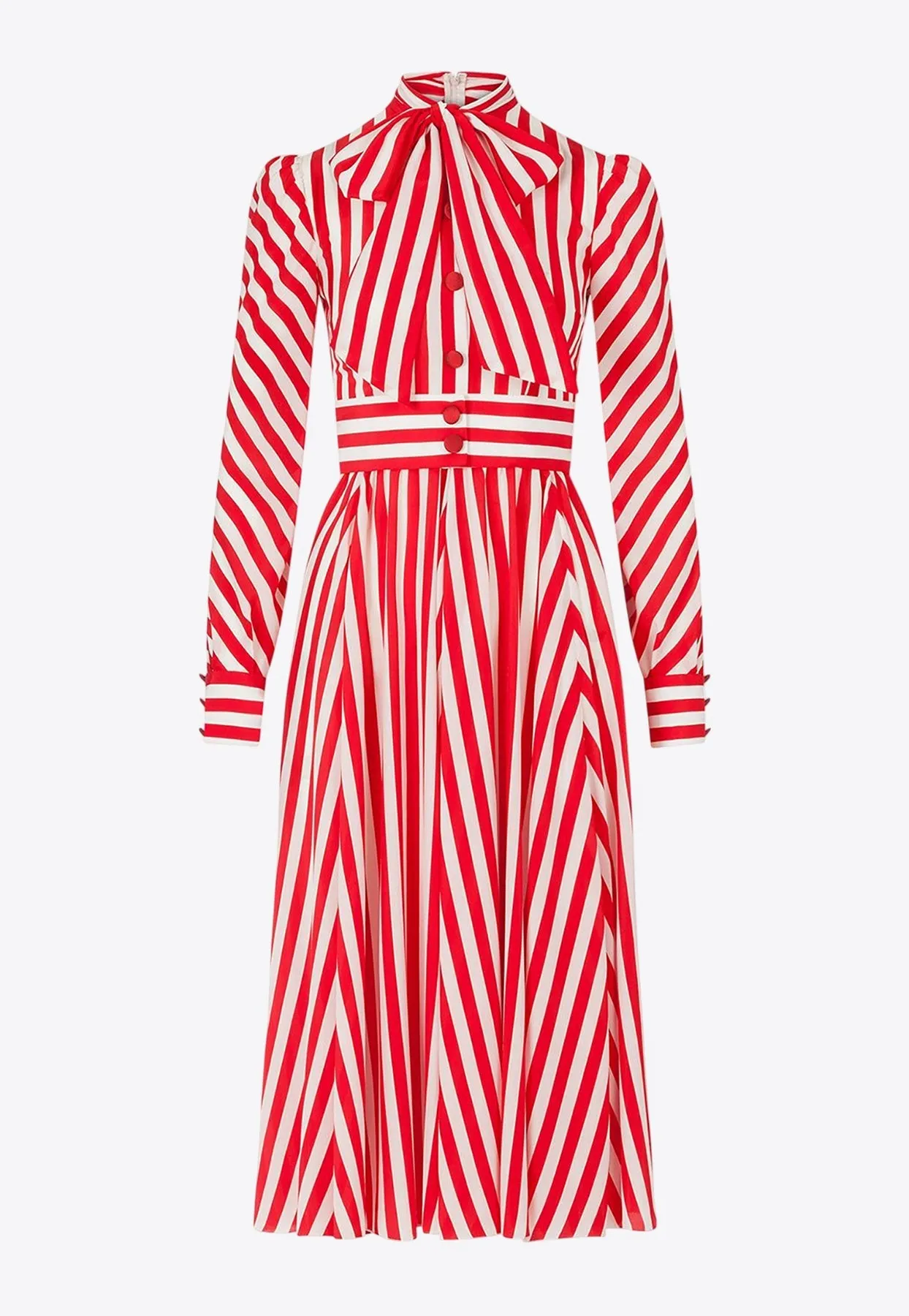 Striped Midi Dress