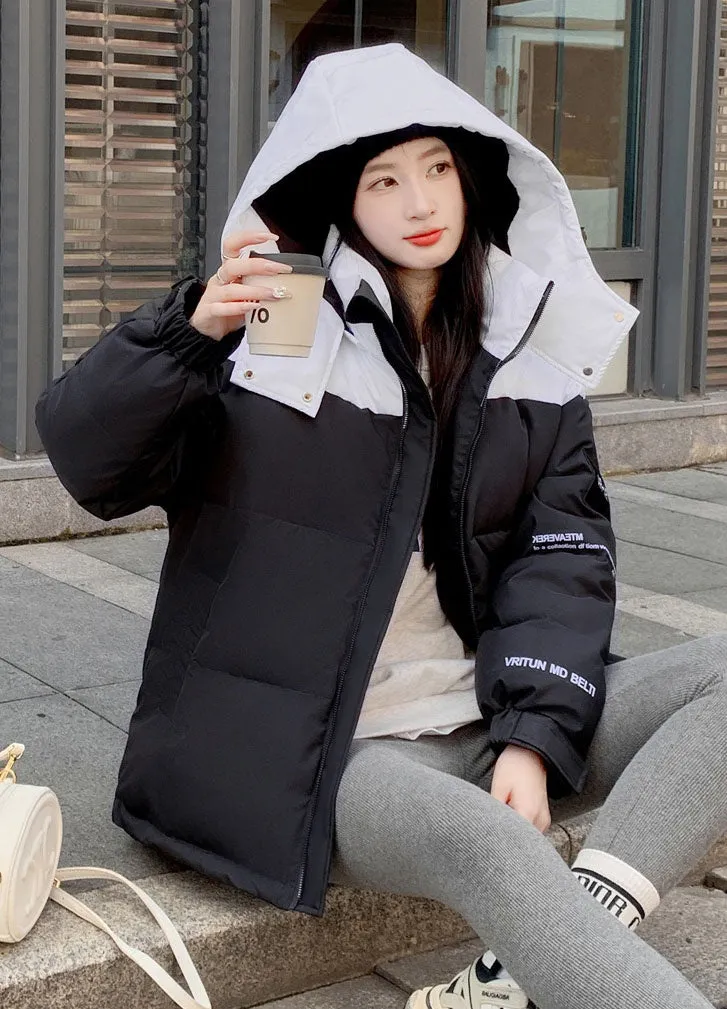 Stylish Water-Resistant Puffer Jacket for Women with Easy-to-Clean Fabric