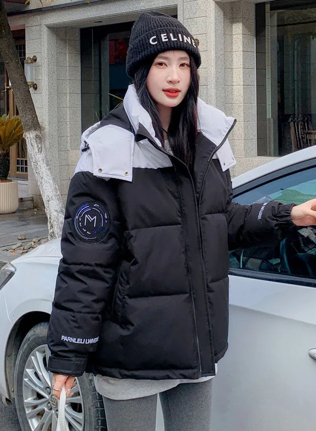 Stylish Water-Resistant Puffer Jacket for Women with Easy-to-Clean Fabric