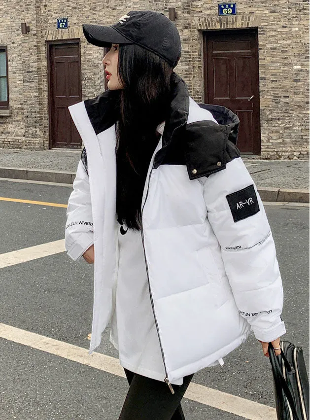 Stylish Water-Resistant Puffer Jacket for Women with Easy-to-Clean Fabric