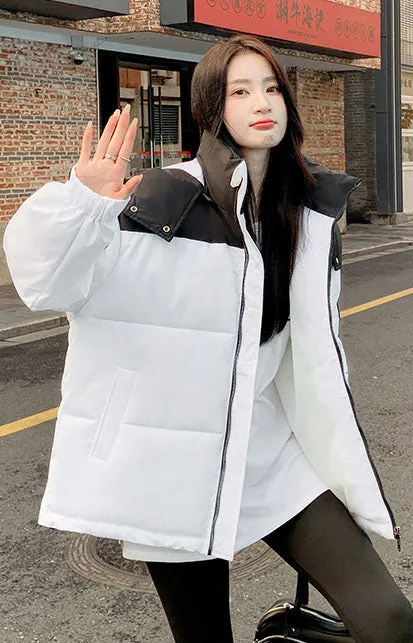 Stylish Water-Resistant Puffer Jacket for Women with Easy-to-Clean Fabric