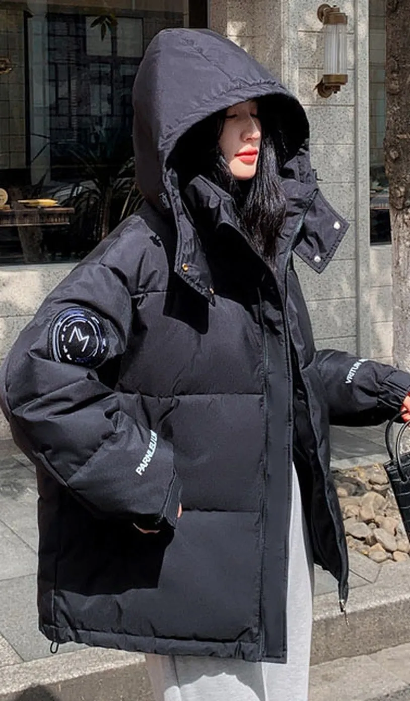 Stylish Water-Resistant Puffer Jacket for Women with Easy-to-Clean Fabric