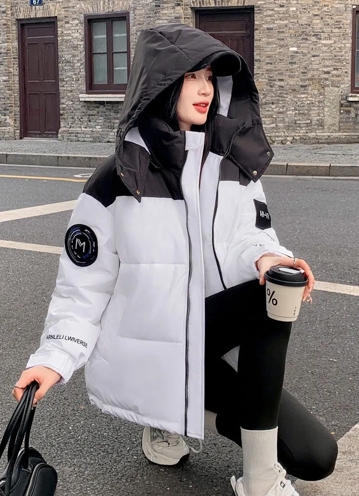 Stylish Water-Resistant Puffer Jacket for Women with Easy-to-Clean Fabric