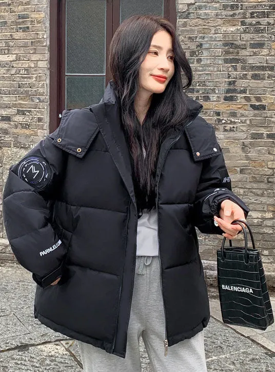 Stylish Water-Resistant Puffer Jacket for Women with Easy-to-Clean Fabric