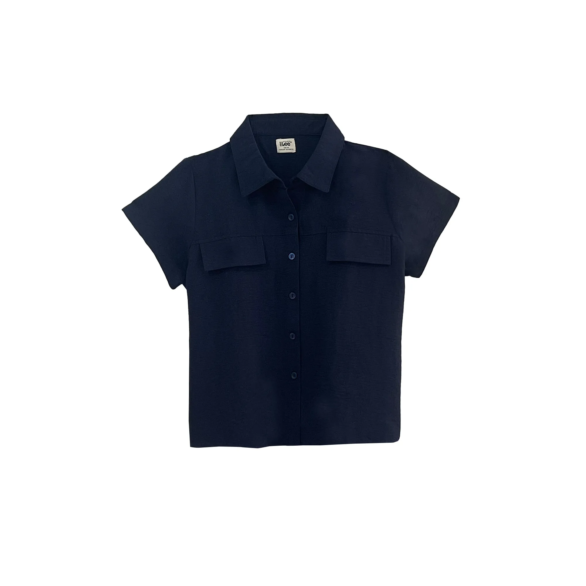 Stylistic Mr. Lee Ladies Basic Woven Shirt Boxy Fit 160465 (Navy)
