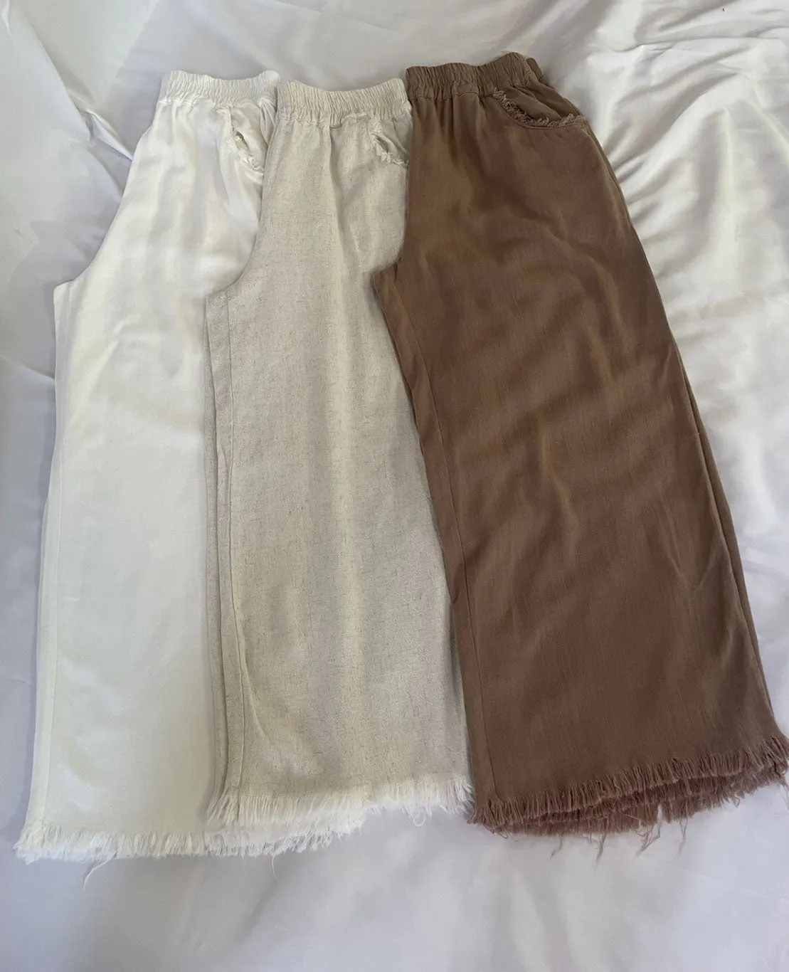 Summer Linen Pant - Off White