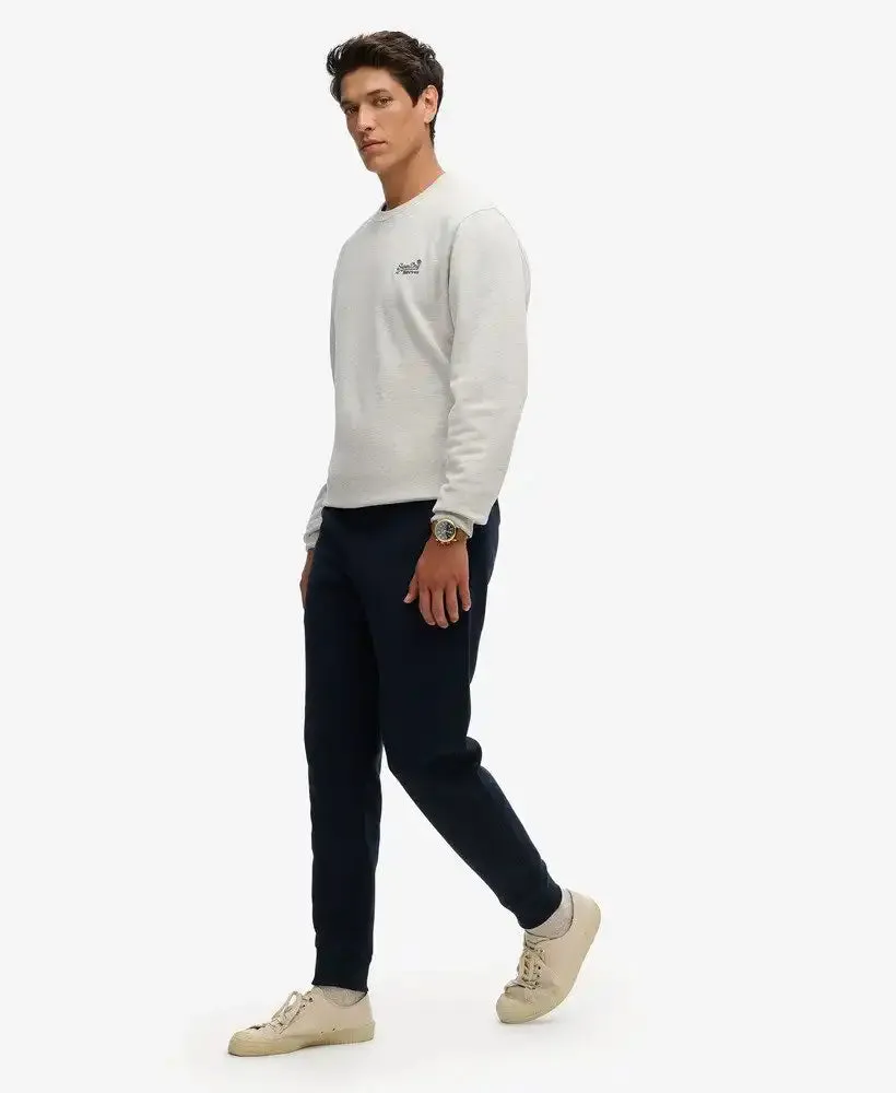 Superdry Vintage Logo Embroidered Joggers Rich Navy