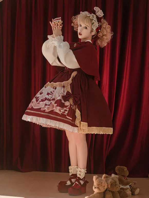 Sweet Lolita Dress Polyester Sleeveless Dress