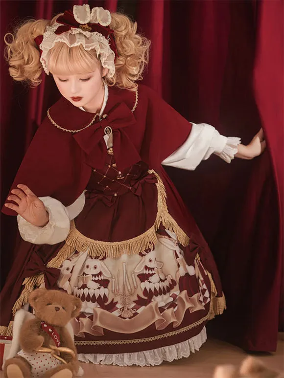 Sweet Lolita Dress Polyester Sleeveless Dress