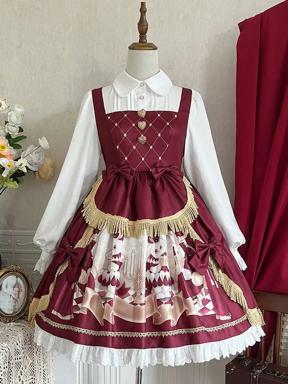 Sweet Lolita Dress Polyester Sleeveless Dress