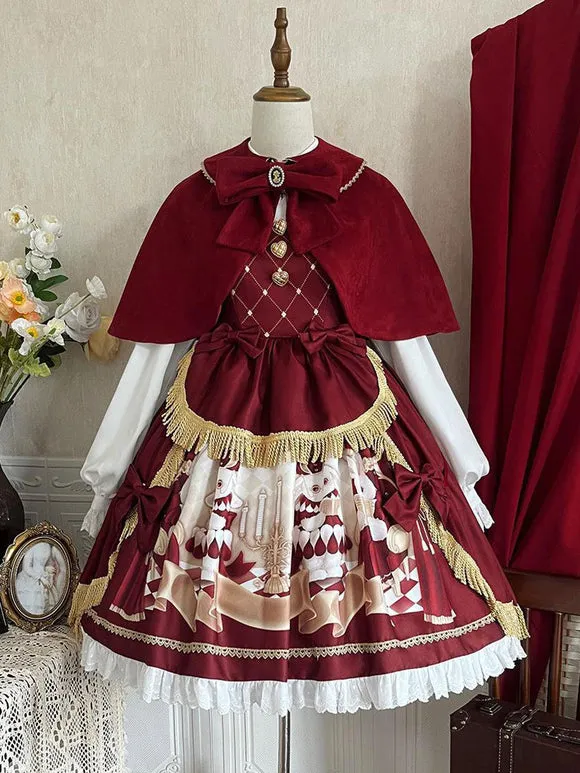 Sweet Lolita Dress Polyester Sleeveless Dress