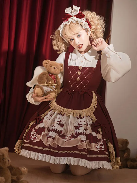 Sweet Lolita Dress Polyester Sleeveless Dress