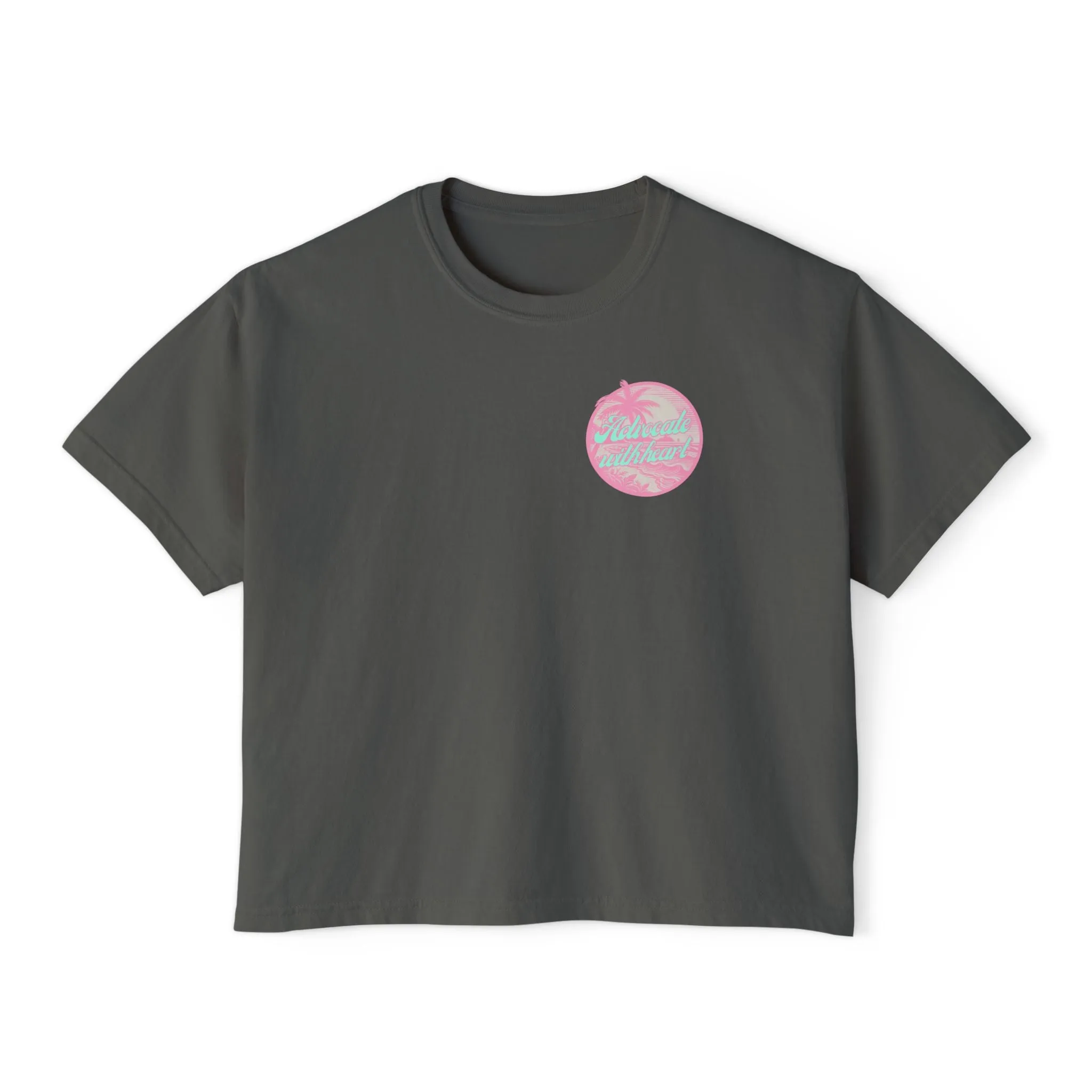 Sweet Mom Salty Advocate Beach Boxy Tee