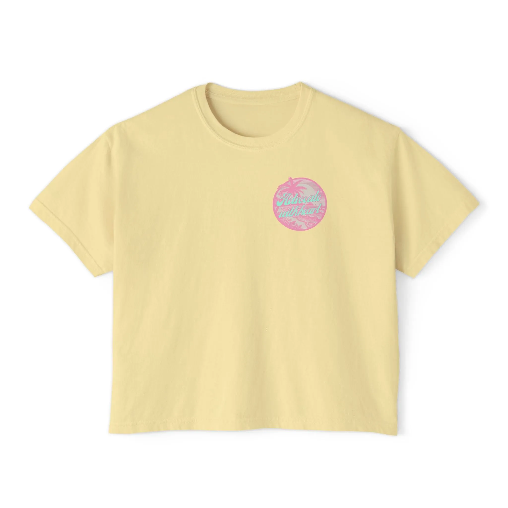 Sweet Mom Salty Advocate Beach Boxy Tee