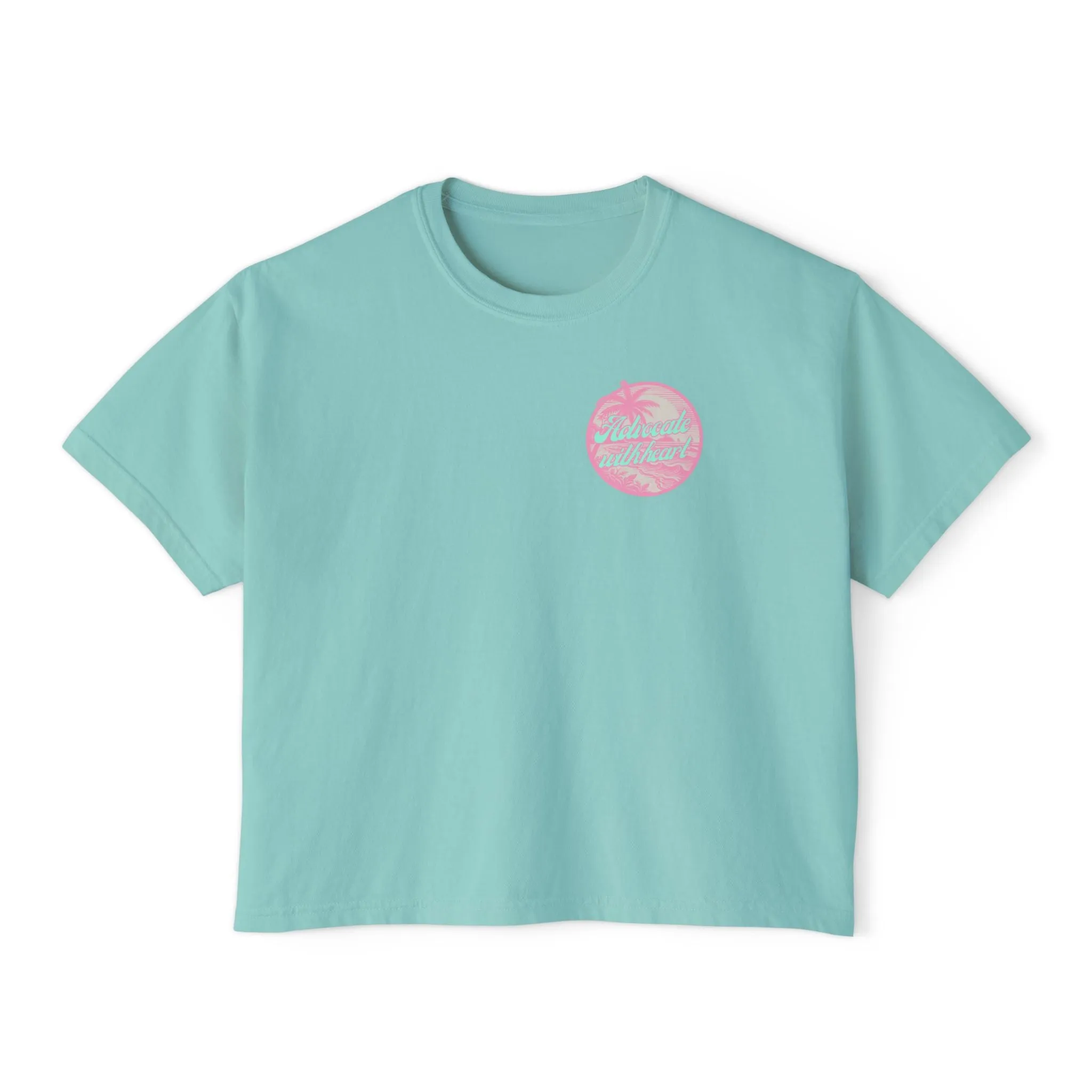 Sweet Mom Salty Advocate Beach Boxy Tee