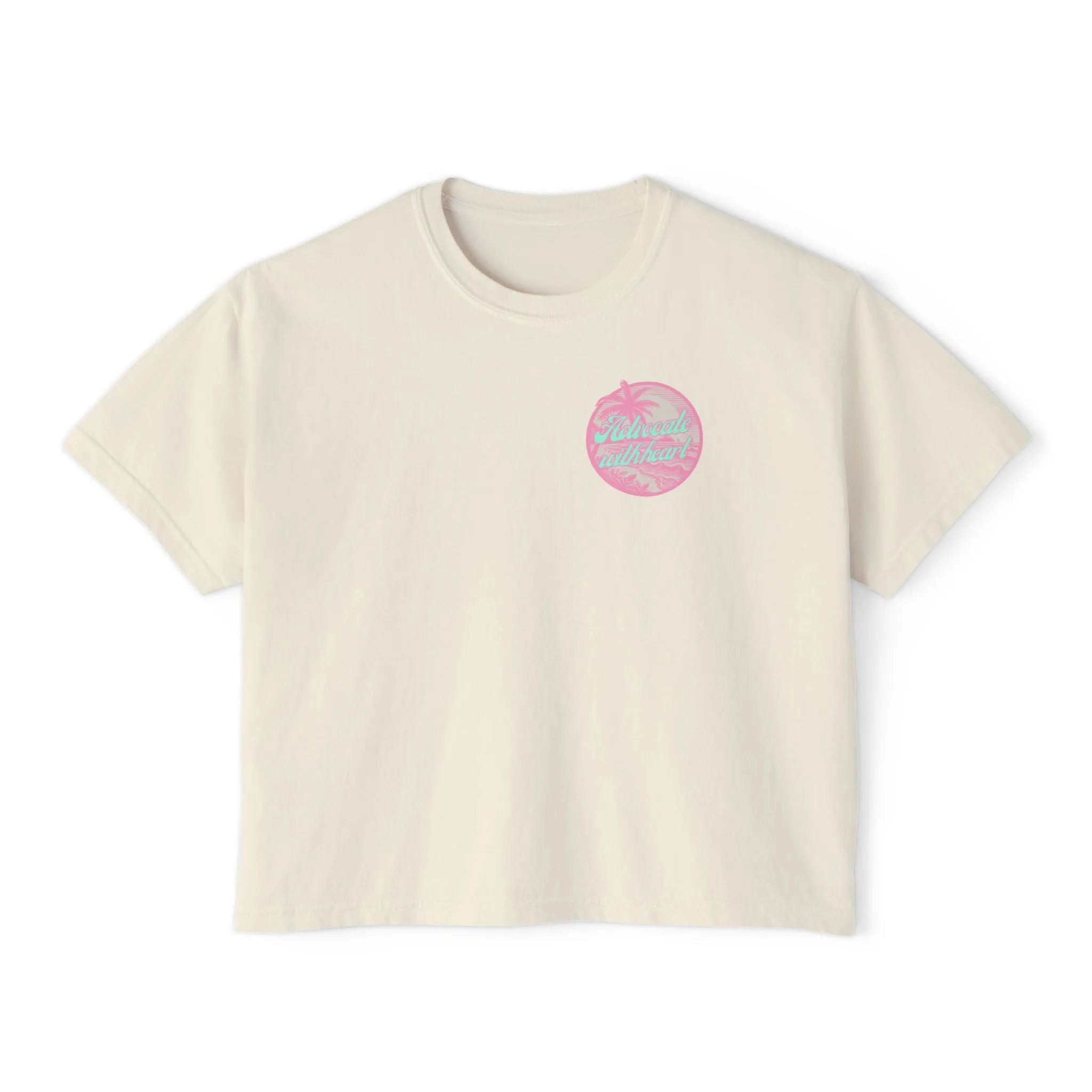 Sweet Mom Salty Advocate Beach Boxy Tee