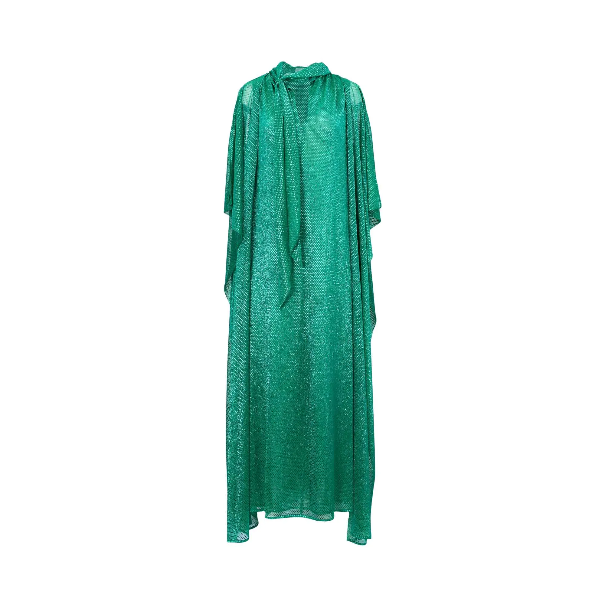 Talbot Runhof Women's Green Long Dress