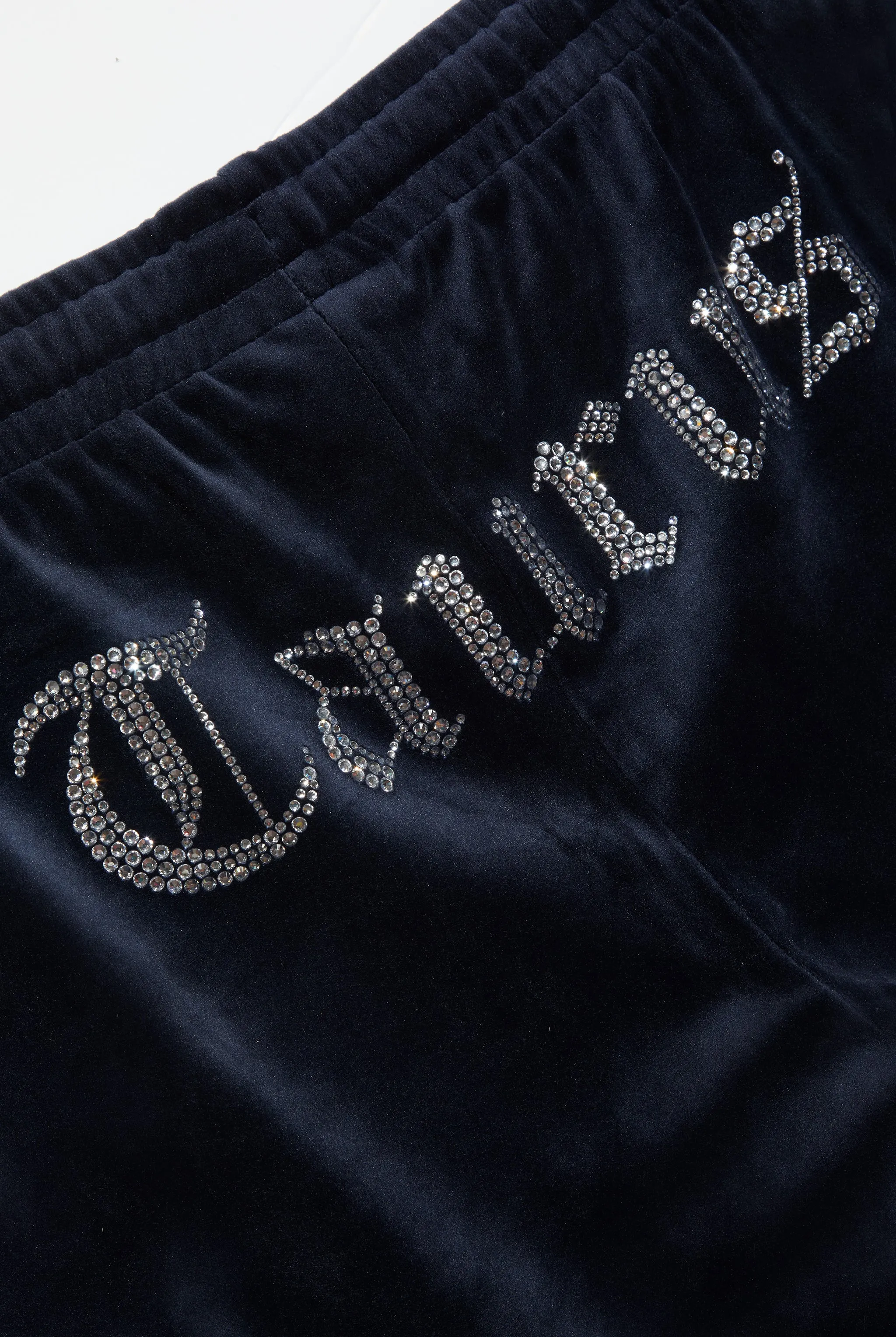 TAURUS' NIGHT SKY VELOUR DIAMANTÉ TRACKSUIT BOTTOM