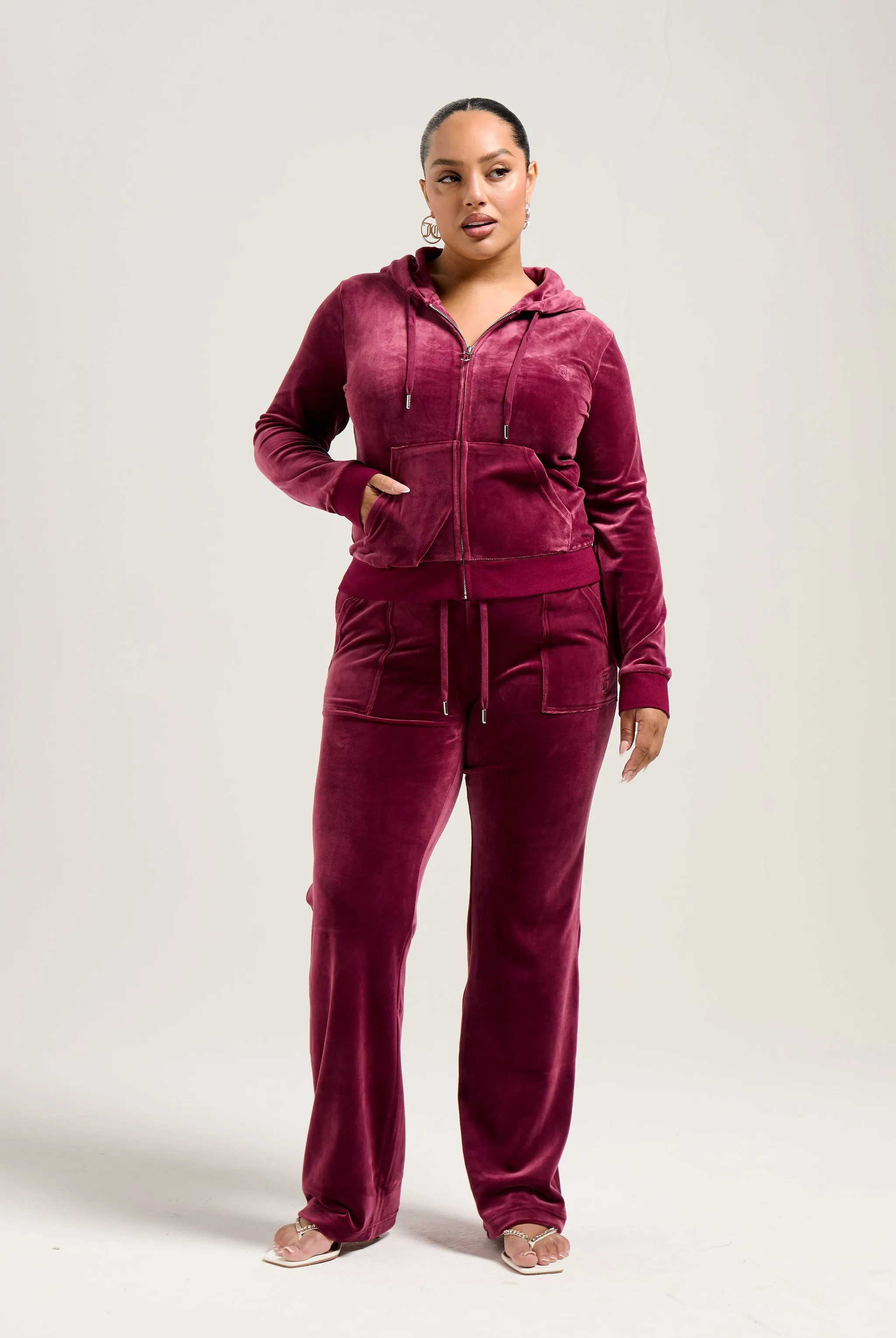 TAWNY PORT CLASSIC VELOUR DEL RAY POCKETED BOTTOMS