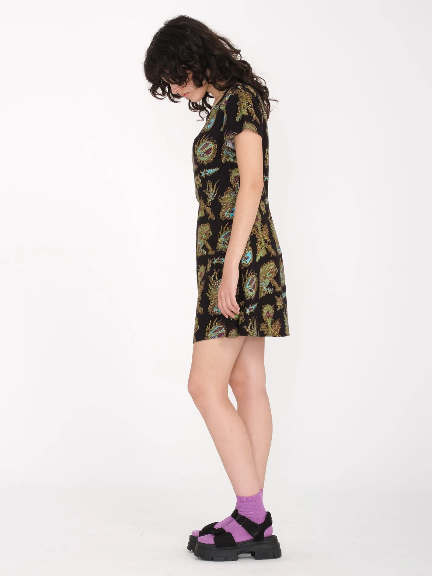 Tetsunori Dress - BLACK