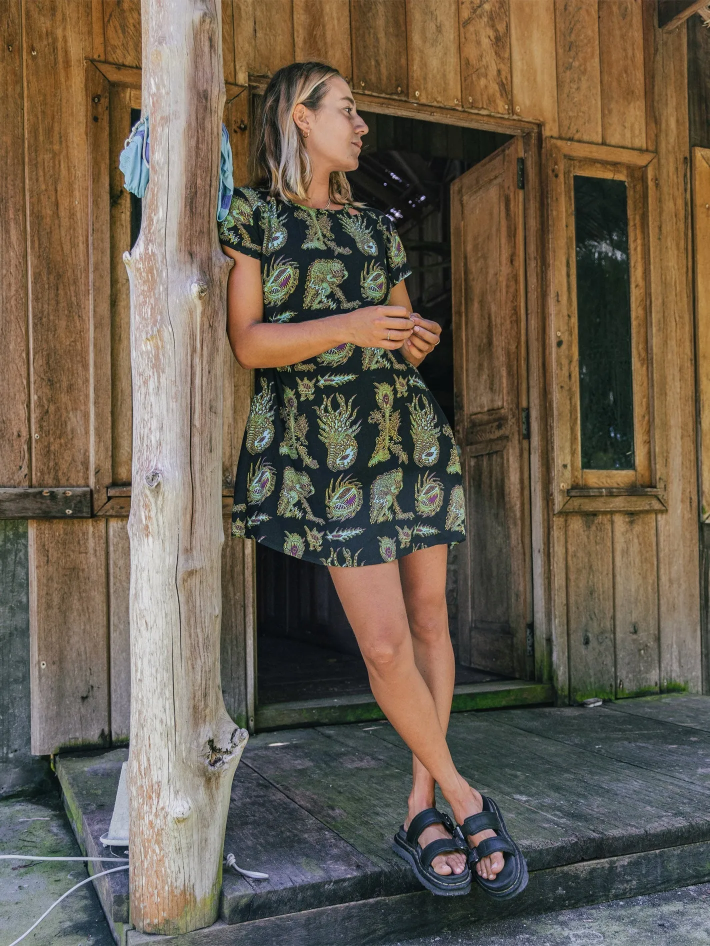 Tetsunori Dress - BLACK