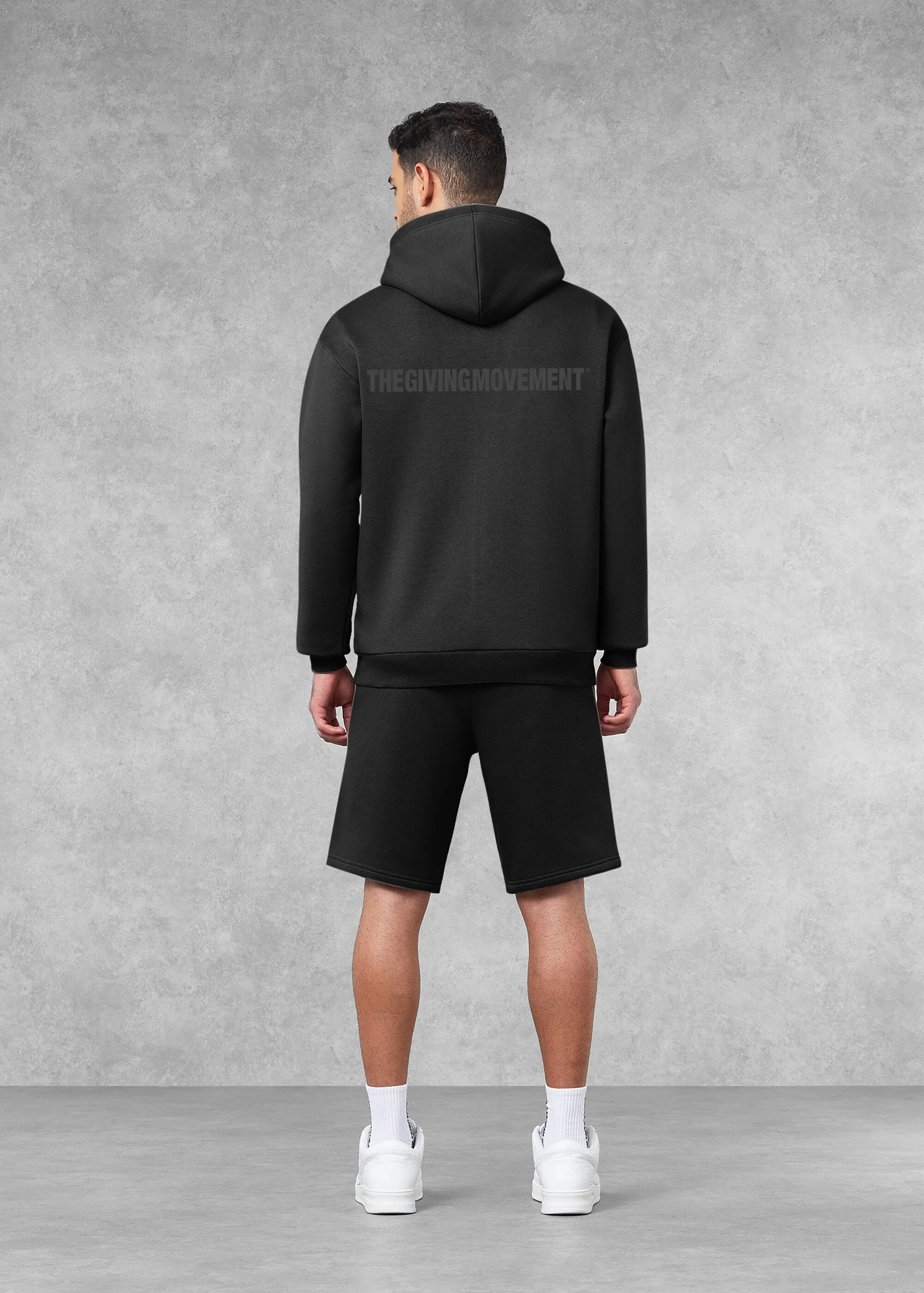 THE GIVING MOVEMENT COTTON OVERSIZED ZIP HOODIE