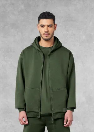 THE GIVING MOVEMENT COTTON OVERSIZED ZIP HOODIE