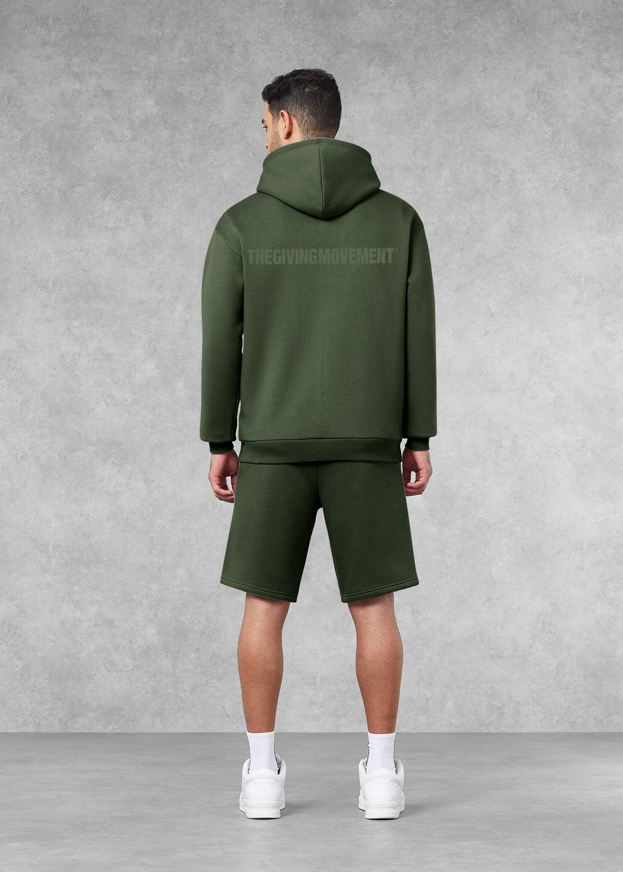 THE GIVING MOVEMENT COTTON OVERSIZED ZIP HOODIE