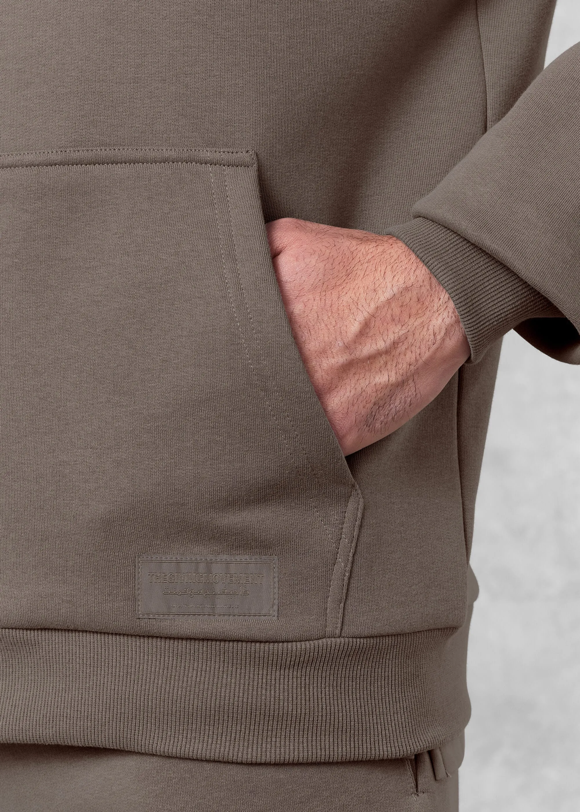 THE GIVING MOVEMENT COTTON OVERSIZED ZIP HOODIE