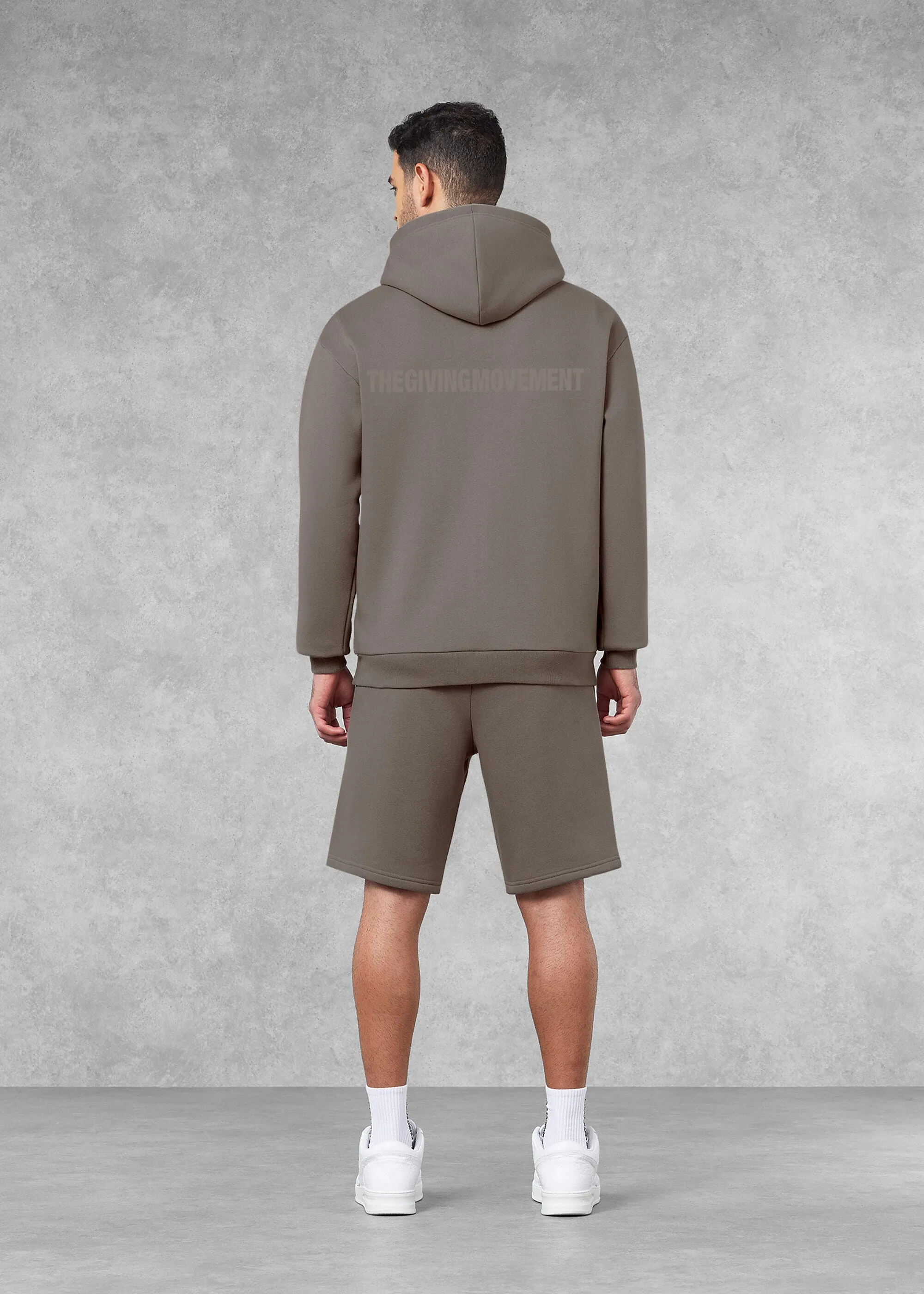 THE GIVING MOVEMENT COTTON OVERSIZED ZIP HOODIE