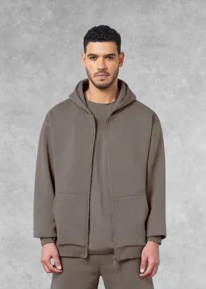 THE GIVING MOVEMENT COTTON OVERSIZED ZIP HOODIE