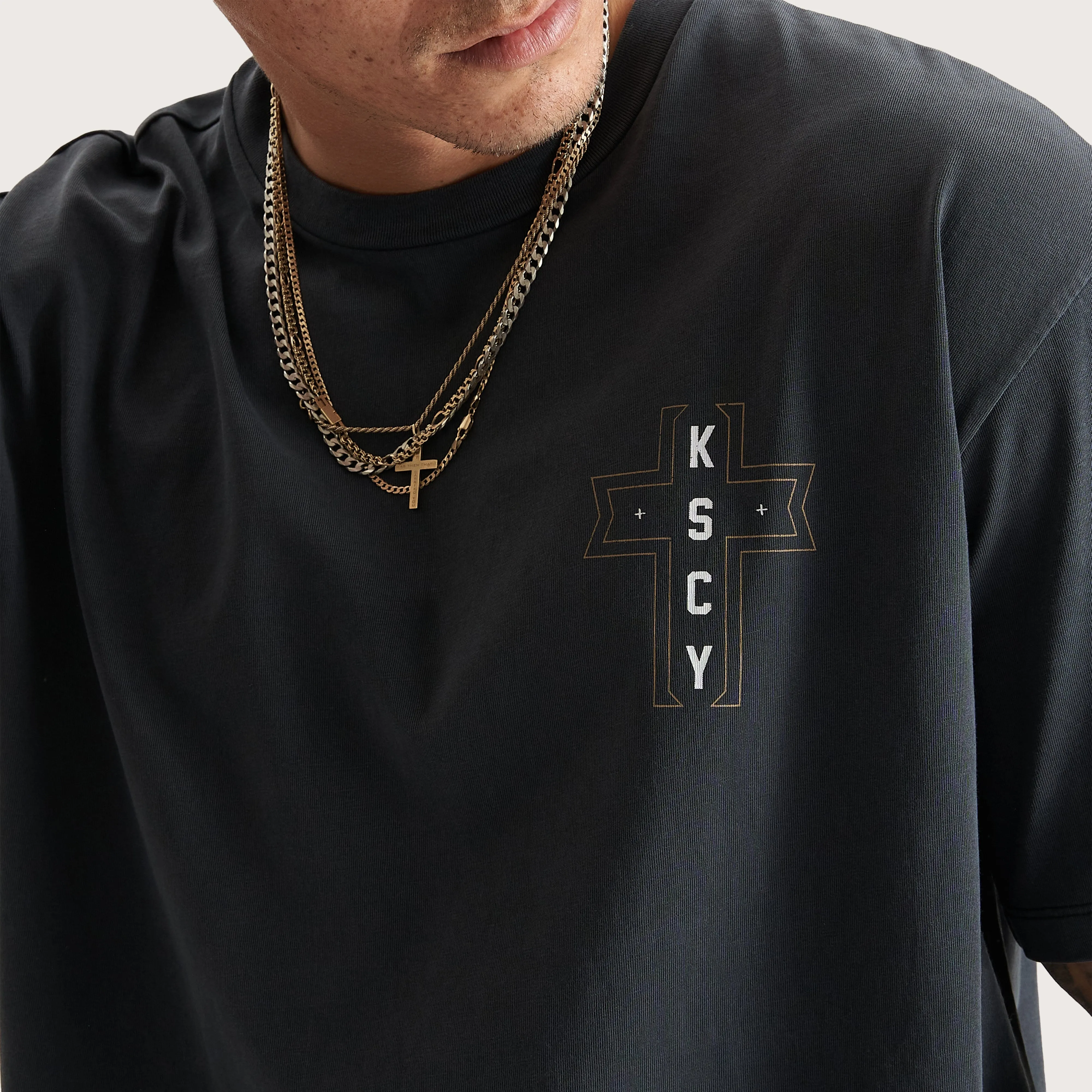 The Knight Heavy Box Fit Tee Pigment Black