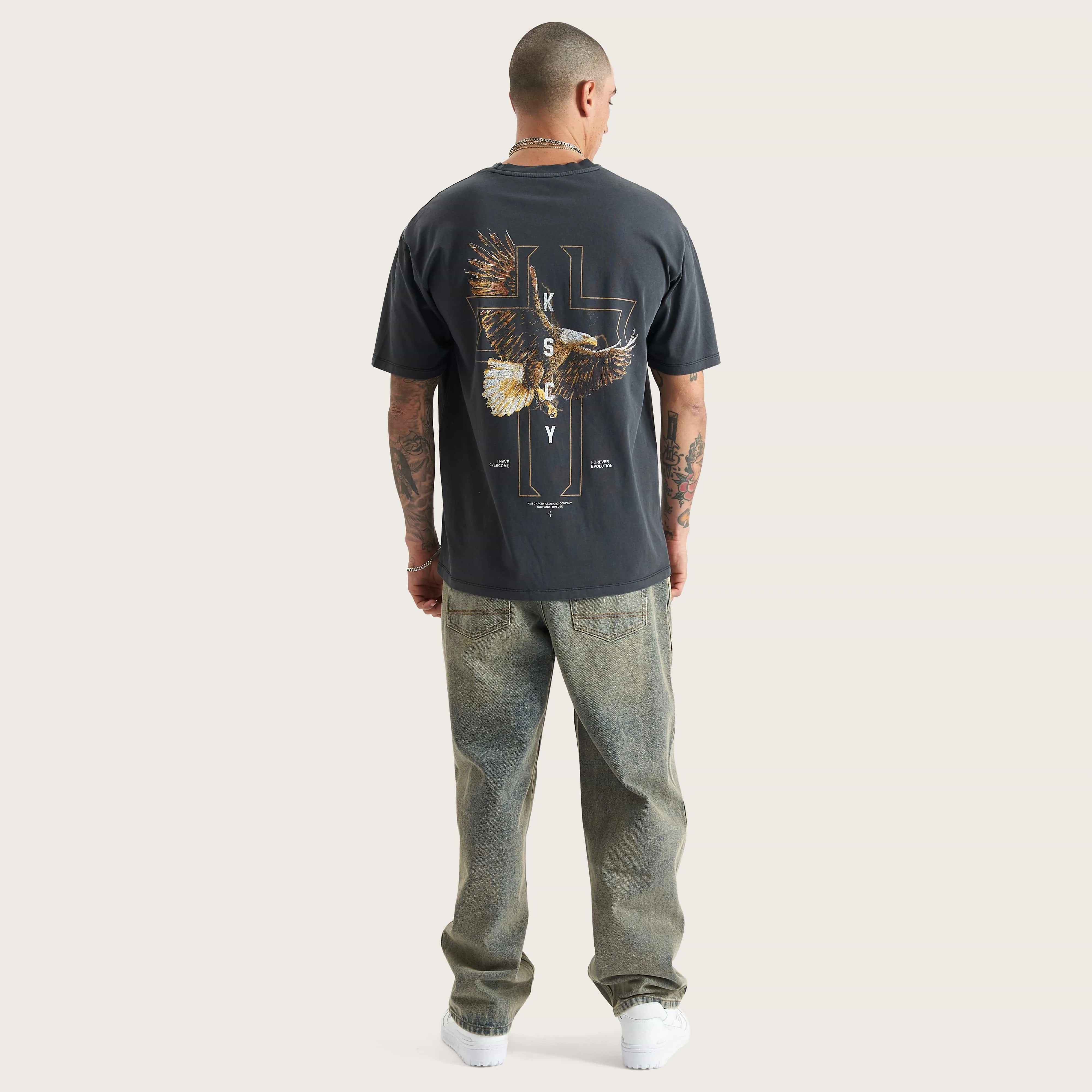 The Knight Heavy Box Fit Tee Pigment Black