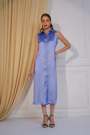 The Party Collar Shirt Dress, Lilac