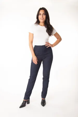 The Solid Seam Front Denim Jean Curve