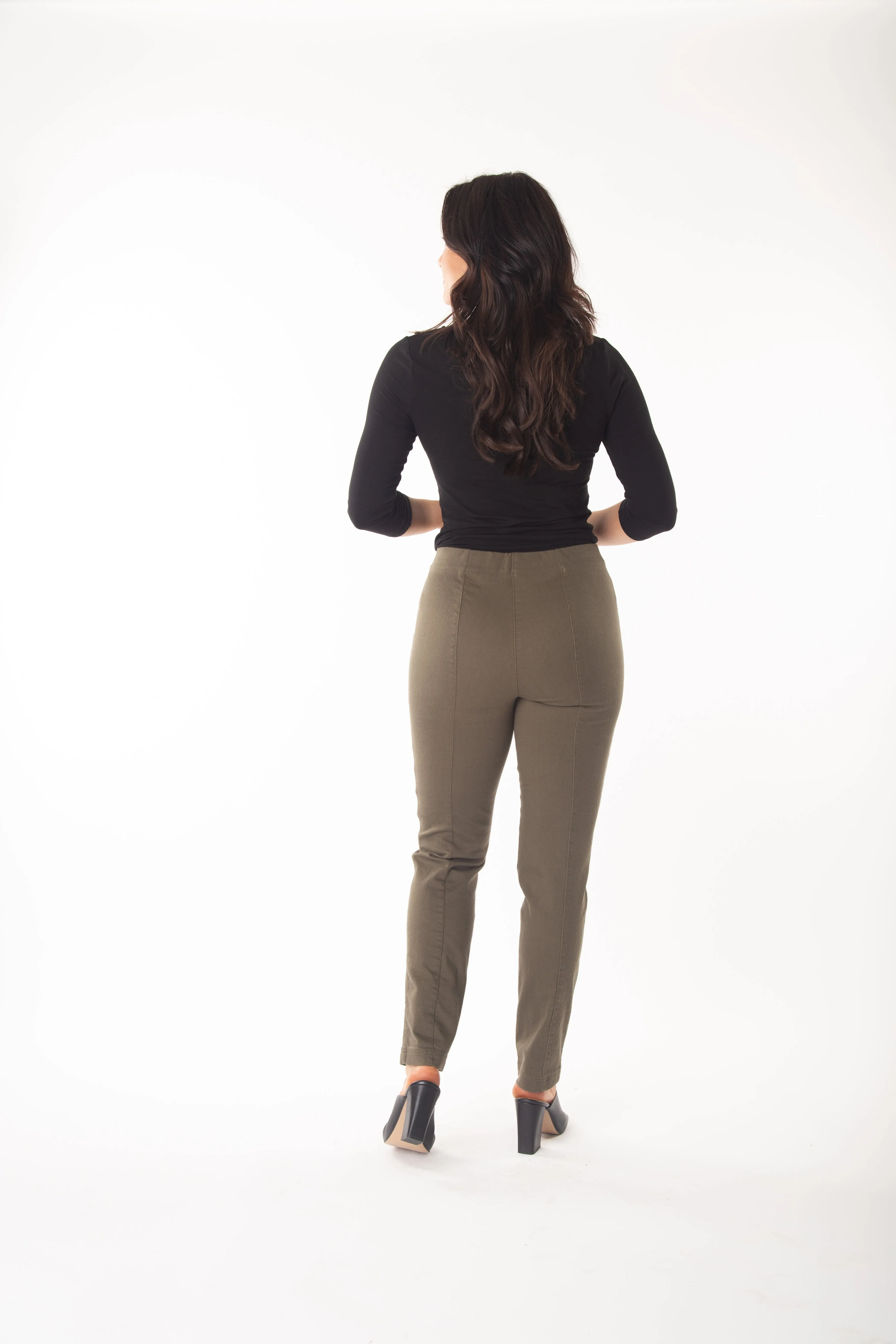 The Solid Seam Front Denim Jean Curve