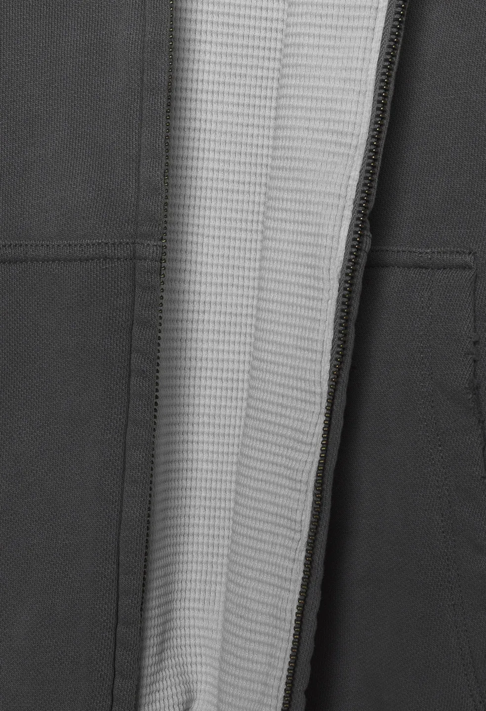 Thermal Lined Folsom Frances Full Zip / Washed Black