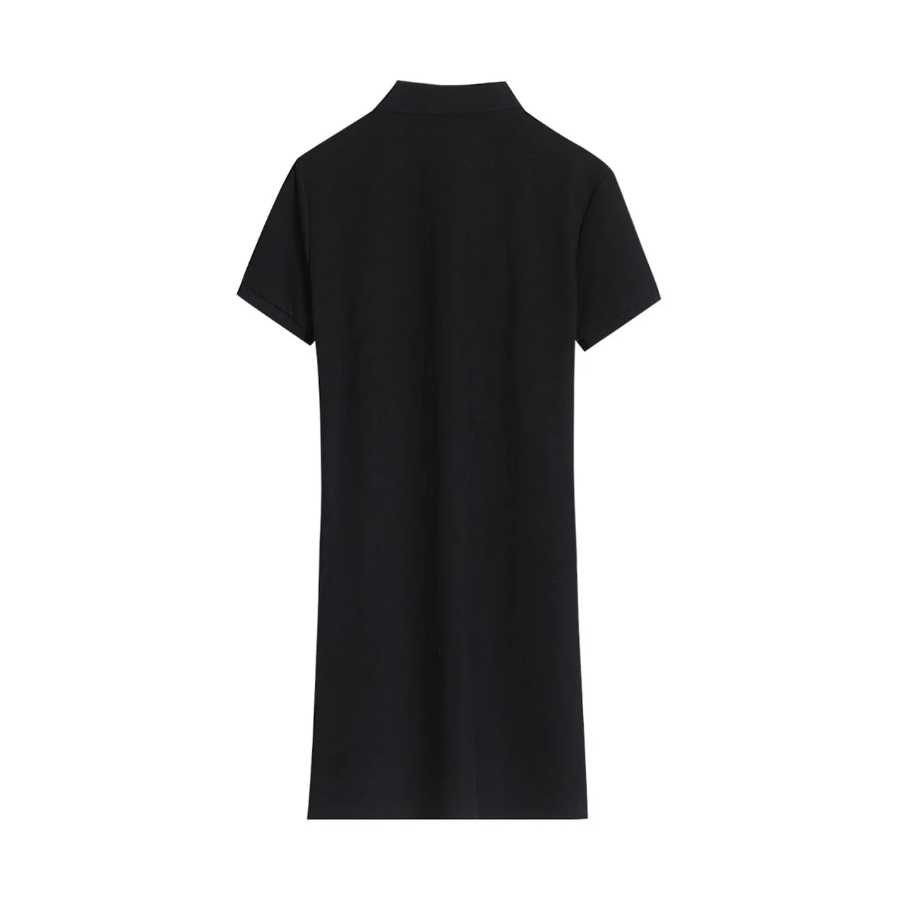 Thigh-Length Polo Style Dress for Active Women
