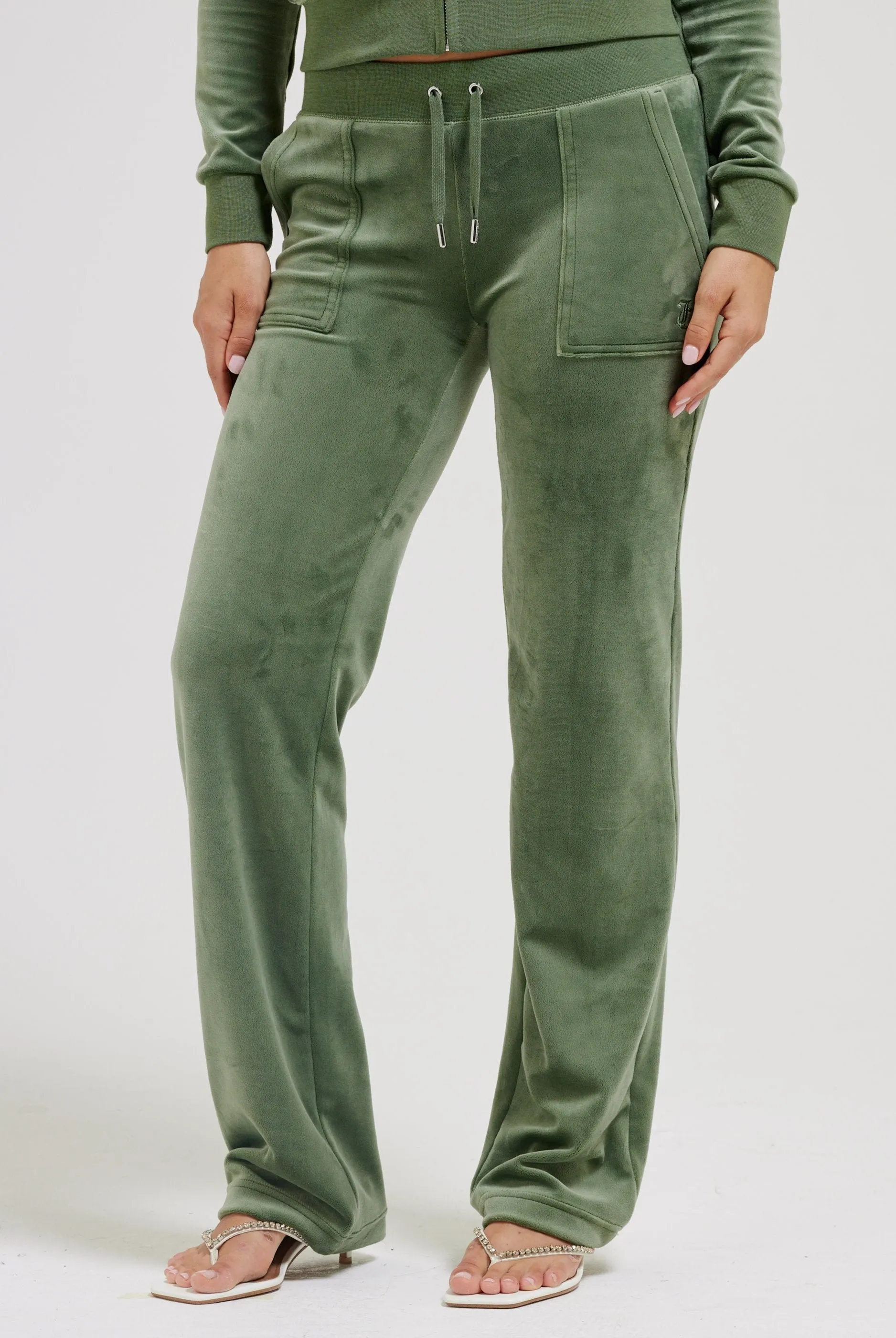 THYME CLASSIC VELOUR DEL RAY POCKETED BOTTOMS