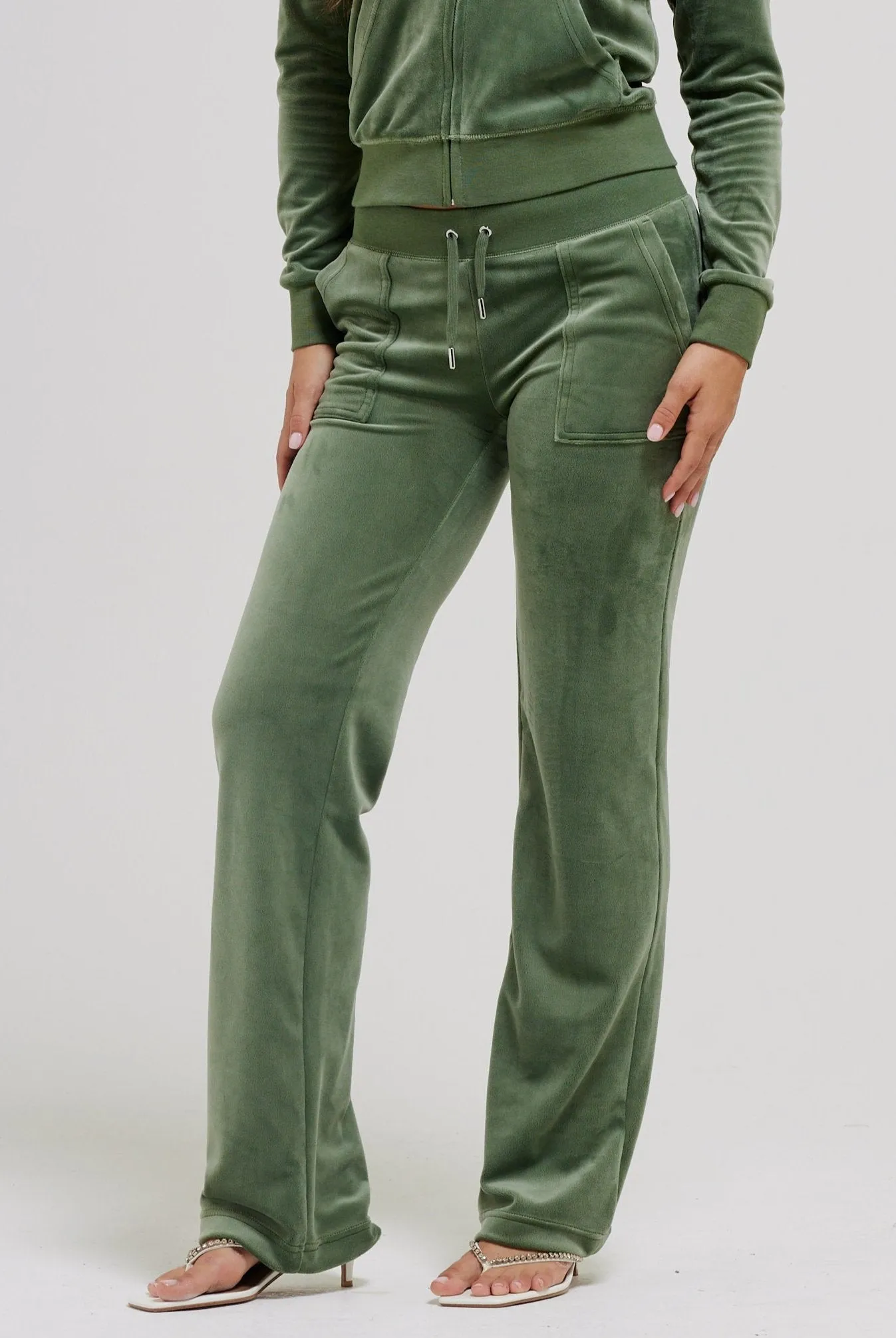 THYME CLASSIC VELOUR DEL RAY POCKETED BOTTOMS