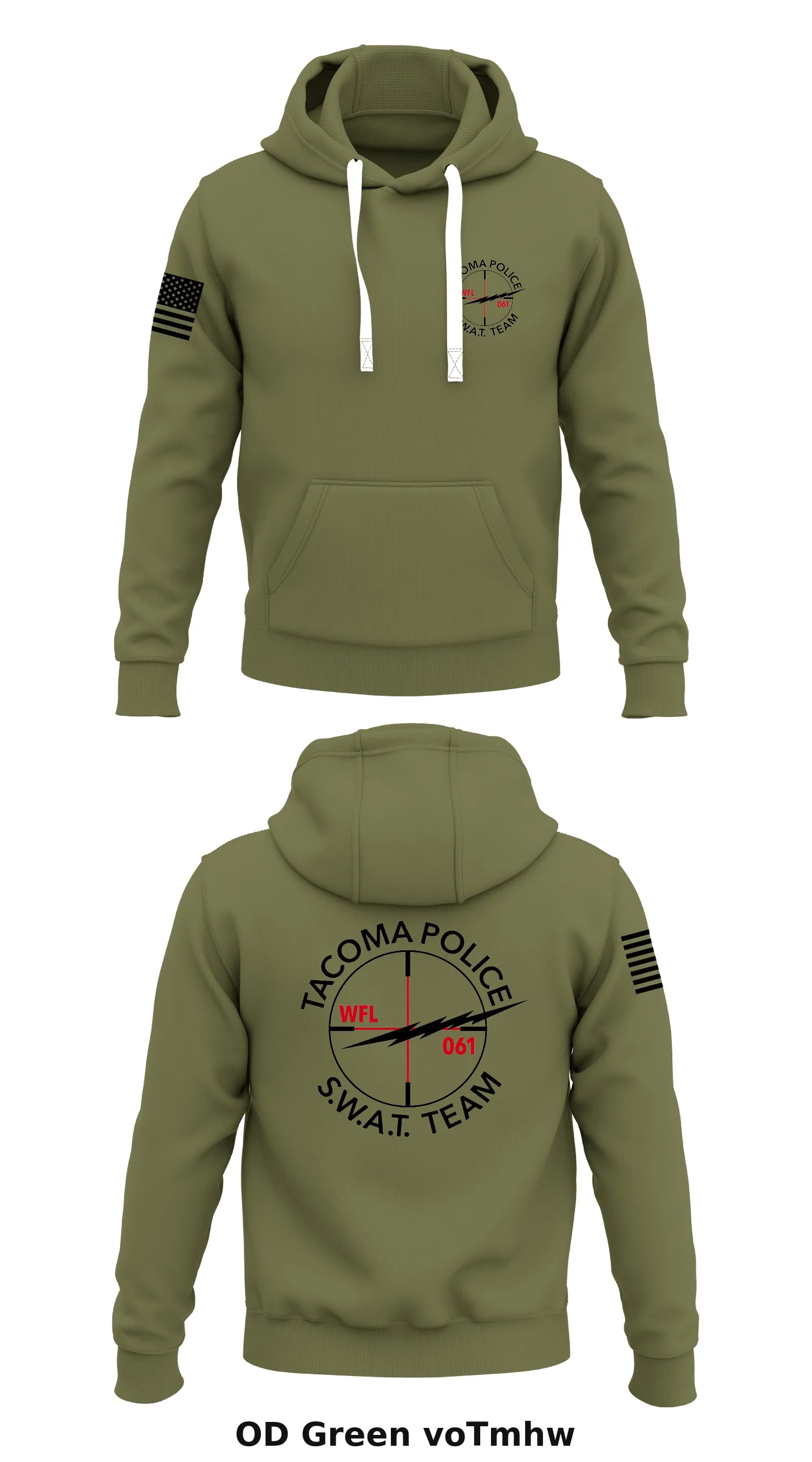 TPD SWAT Store 1  Core Men's Hooded Performance Sweatshirt - voTmhw