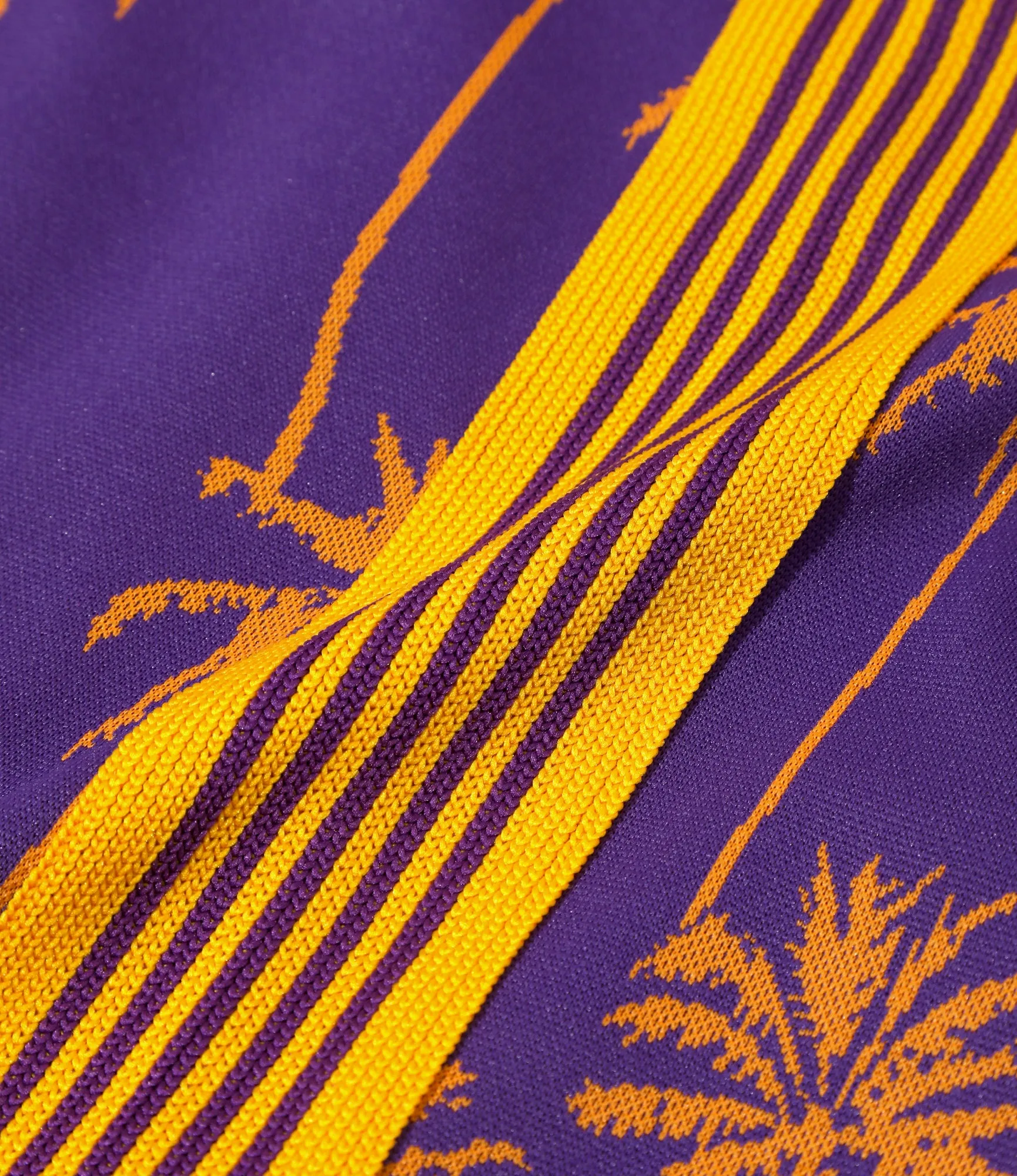 Track Jacket – Purple/Orange Palm Tree Jacquard