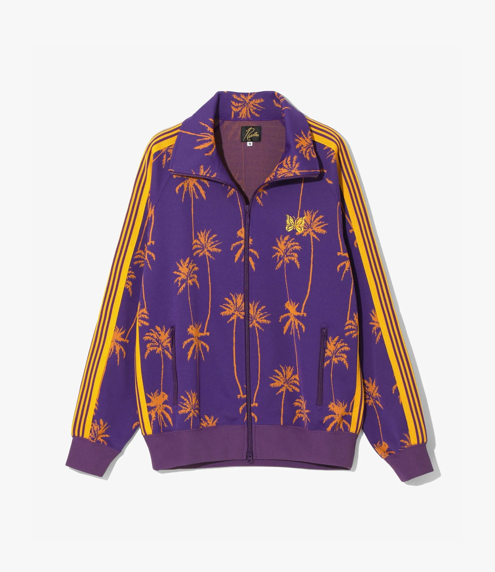 Track Jacket – Purple/Orange Palm Tree Jacquard
