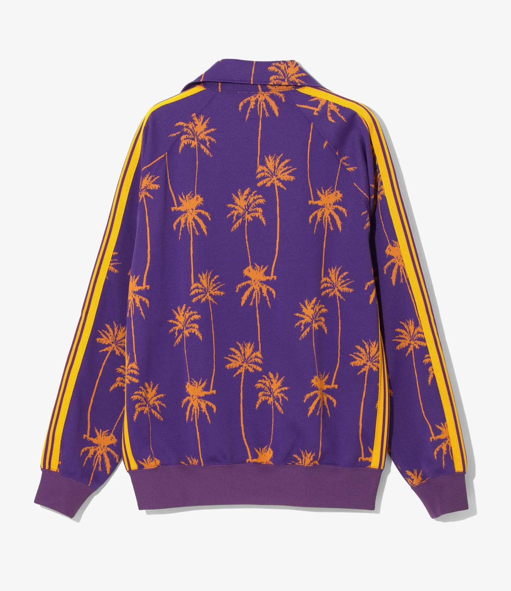 Track Jacket – Purple/Orange Palm Tree Jacquard